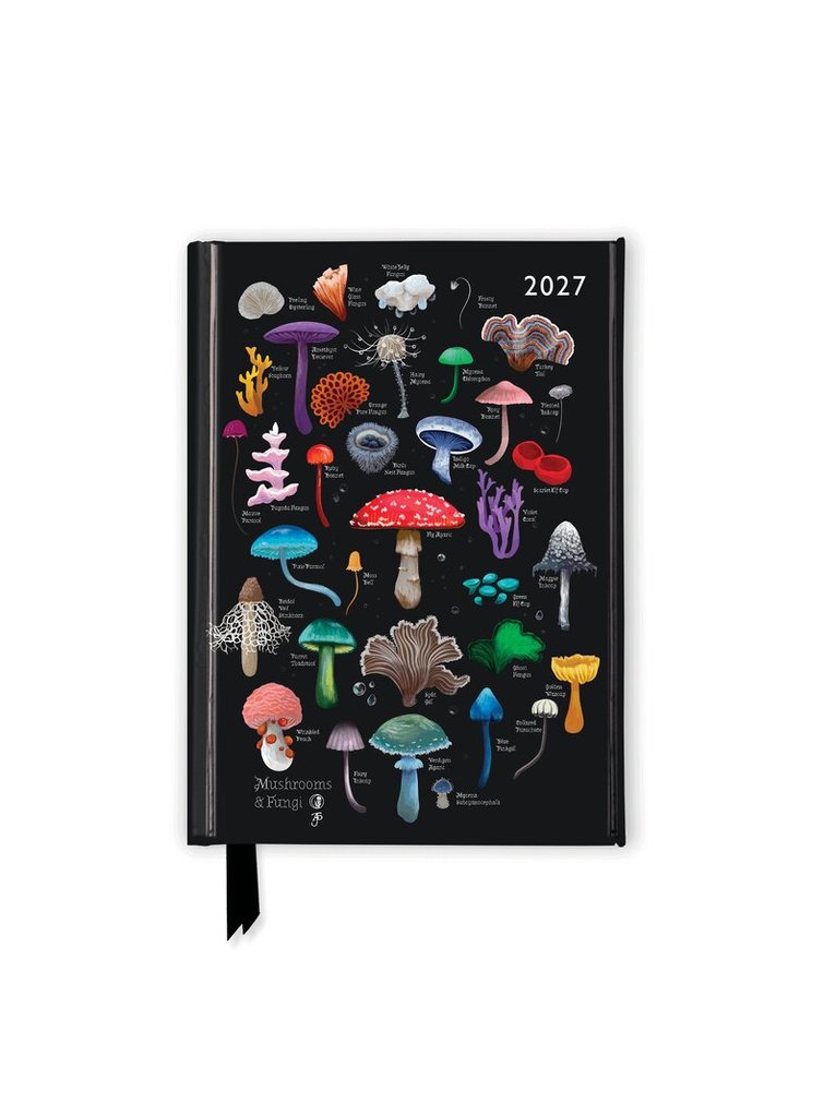 Tree Flame - Anna Stead: Mushrooms & Fungi 2027 Luxury Pocket Diary Planner - Week to View, Inbunden