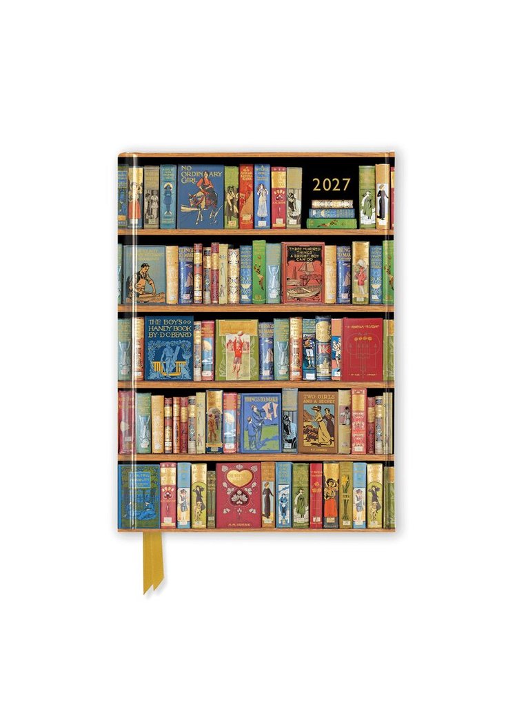 Tree Flame - Bodleian Libraries: Bookshelves 2027 Luxury Pocket Diary Planner – Week to View, Inbunden