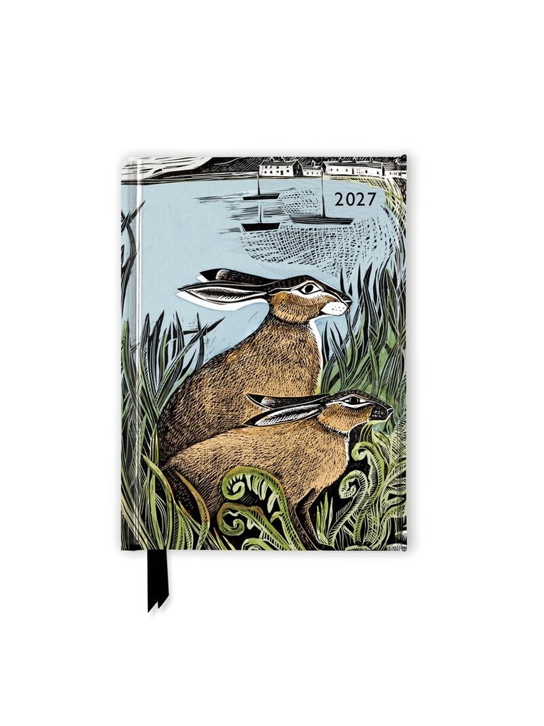 Tree Flame - Angela Harding: Rathlin Hares 2027 Luxury Pocket Diary Planner – Week to View, Inbunden