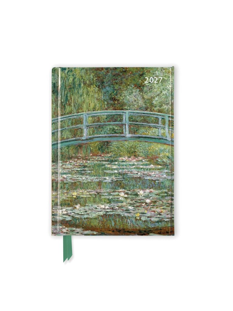 Tree Flame - Claude Monet: Bridge over a Pond of Water Lilies 2027 Luxury Pocket Diary Planner - Week to View, Inbunden. Tillgänglighet: Lägg i varukorg