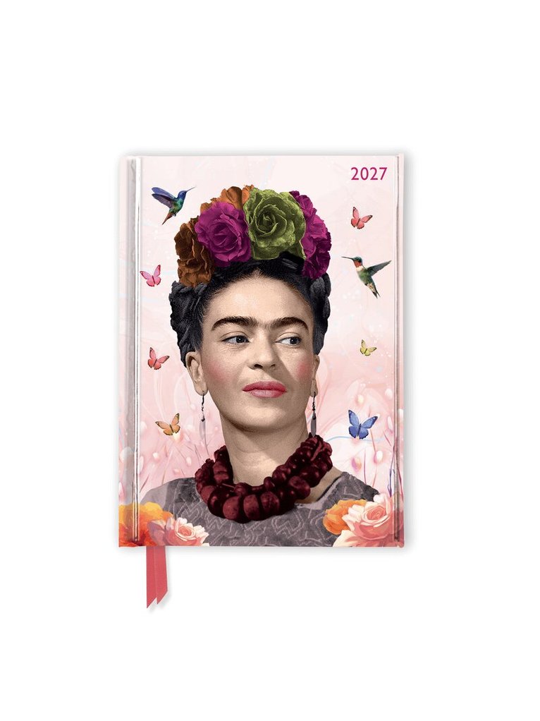 Tree Flame - Frida Kahlo: Life of an Icon 2027 Luxury Pocket Diary Planner – Week to View, Inbunden