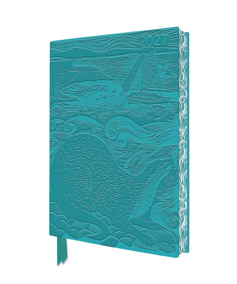 Tree Flame - Angela Harding: Shetland Otter & Windsong 2027 Artisan Art Vegan Leather Diary Planner – Page to View with Notes, Häftad. Tillgänglighet: Lägg i varukorg