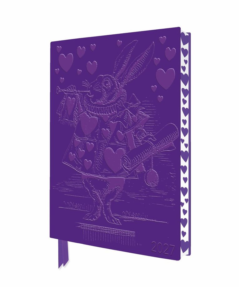 Tree Flame - Alice's Adventures in Wonderland: White Rabbit 2027 Artisan Art Vegan Leather Diary Planner - Page to View with Notes, Häftad. Tillgänglighet: Lägg i varukorg