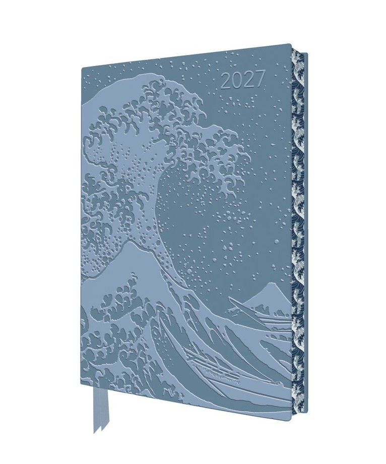 Tree Flame - Katsushika Hokusai: The Great Wave 2027 Artisan Art Vegan Leather Diary Planner - Page to View with Notes, Häftad. Tillgänglighet: Lägg i varukorg