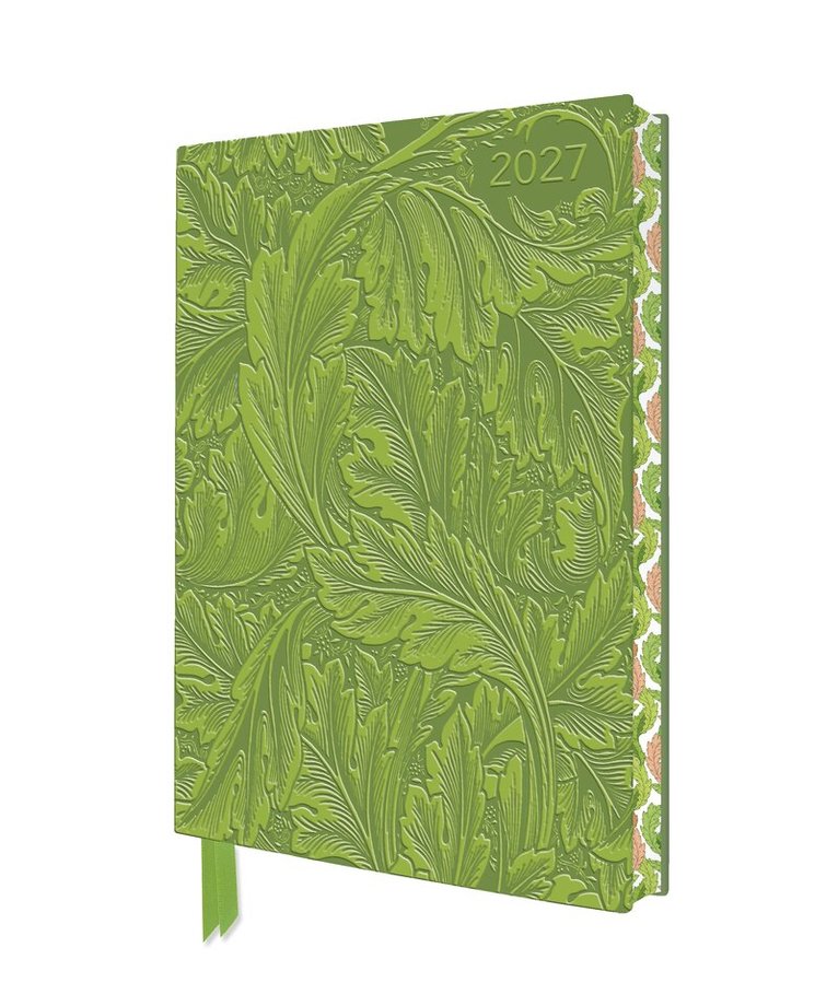 Tree Flame - William Morris: Acanthus 2027 Artisan Art Vegan Leather Diary Planner - Page to View with Notes, Häftad. Tillgänglighet: Lägg i varukorg