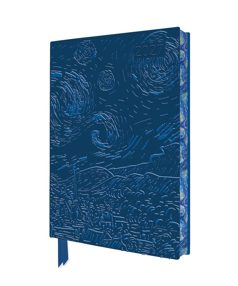 Tree Flame - Vincent van Gogh: The Starry Night 2027 Artisan Art Vegan Leather Diary Planner - Page to View with Notes, Häftad. Tillgänglighet: Lägg i varukorg