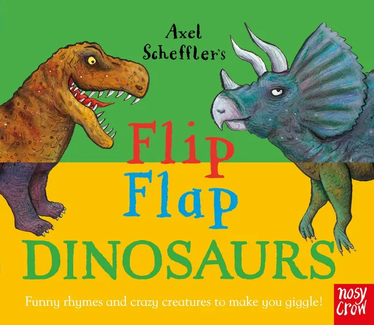 Nosy Crow Ltd - Axel Scheffler's Flip Flap Dinosaurs, Kartonnage. Tillgänglighet: Kommande