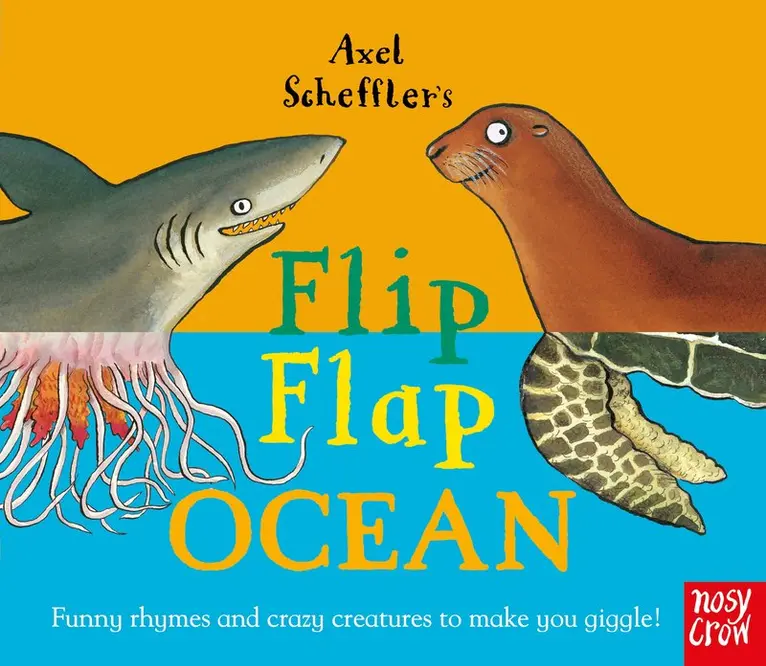 Axel Scheffler's Flip Flap Ocean, Kartonnage. Tillgänglighet: Kommande