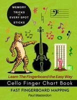 Paul Masterdon - Cello Finger Chart Book - Memory Tricks For Learning The Cello Fingerboard Fast, Häftad