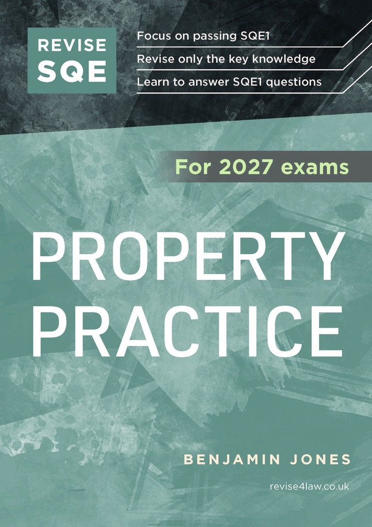 Benjamin Jones - Revise SQE Property Practice 2027, Häftad
