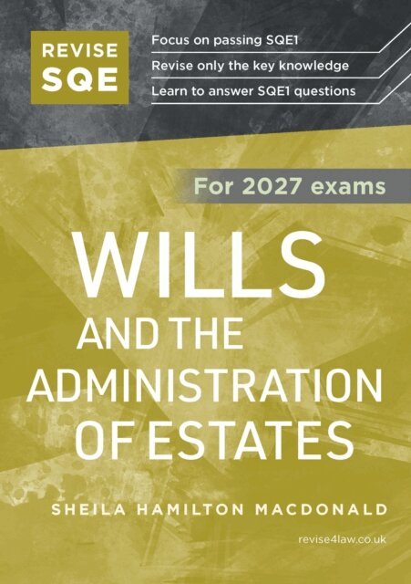 Sheila Hamilton Macdonald - Revise SQE Wills and the Administration of Estates 2027, E-bok. Tillgänglighet: Lägg i varukorg
