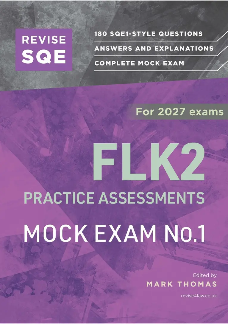 Mark Thomas - Revise SQE FLK2 Practice Assessments 2027: Mock Exam 1, Häftad. Tillgänglighet: Lägg i varukorg