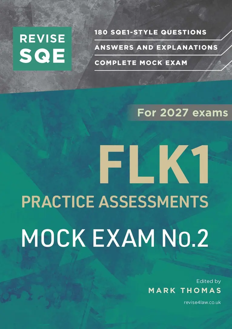 Mark Thomas - Revise SQE FLK1 Practice Assessments 2027: Mock Exam 2, Häftad. Tillgänglighet: Kommande