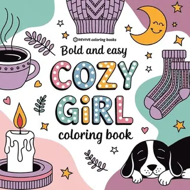 Bold & Easy Cozy Girl Coloring Book