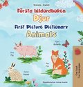 First Picture Dictionary - Animals (Swedish English Bilingual Children's Book)