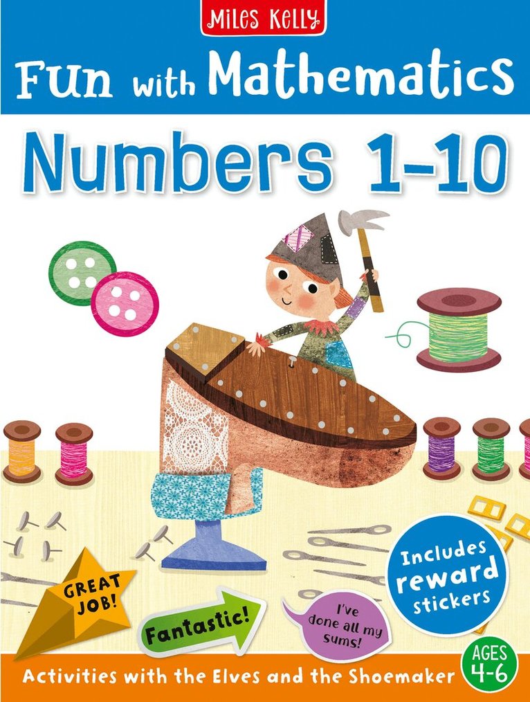 Miles Kelly - Fun with Mathematics: Numbers 1–10, Häftad