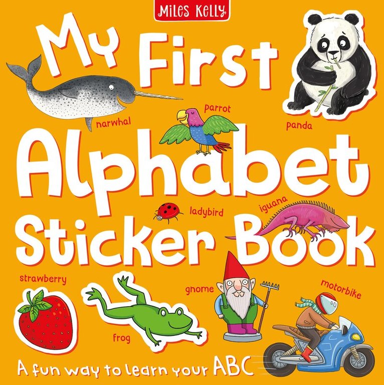 Miles Kelly - My First Alphabet Sticker Book, Häftad