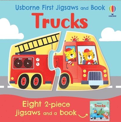 Abigail Wheatley - Usborne First Jigsaws and Book: Trucks, Häftad