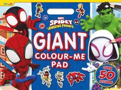 Marvel Spidey and his Amazing Friends: Giant Colour-Me Pad