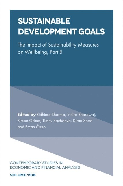 Ercan Ozen, Kiran Sood, Timcy Sachdeva, Simon Grima, Indira Bhardwaj, Ridhima Sharma - Sustainable Development Goals, E-bok