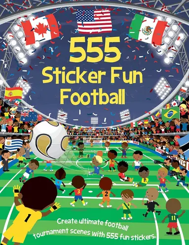 Susan Mayes - 555 Sticker Fun Football, Häftad