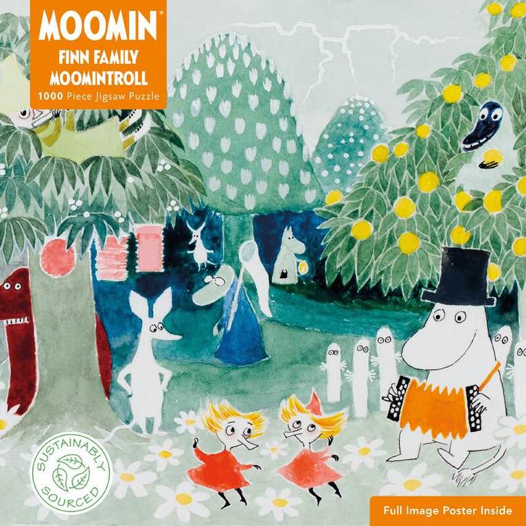Pussel 1000 bitar - Finn Family Moomintroll, Övrigt. Tillgänglighet: Lägg i varukorg