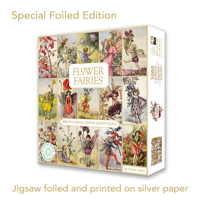 Pussel 1000 bitar folierade - Flower Fairies, Övrigt. Tillgänglighet: Tillfälligt slut
