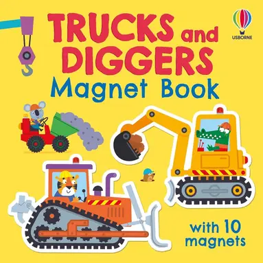 Kristie Pickersgill - Trucks and Diggers Magnet Book, Kartonnage