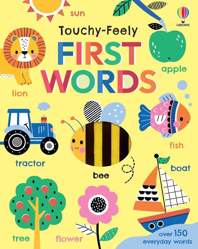 Felicity Brooks - Touchy-Feely First Words, Kartonnage