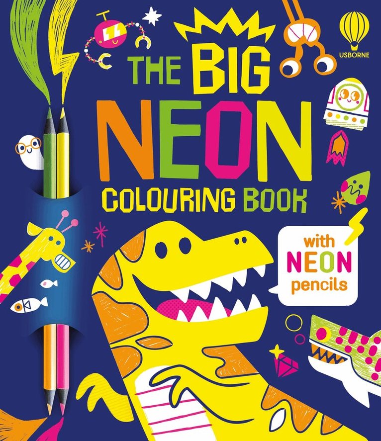 Lara Bryan - Big NEON Colouring Book, Häftad