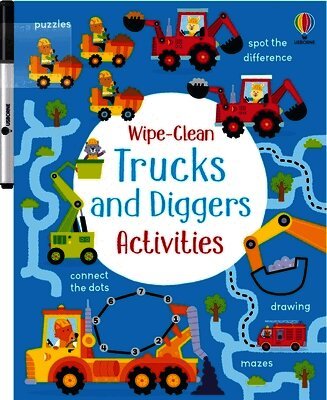 Kirsteen Robson - Wipe-Clean Trucks and Diggers Activities, Häftad