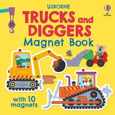 Kristie Pickersgill - Trucks and Diggers Magnet Book, Kartonnage