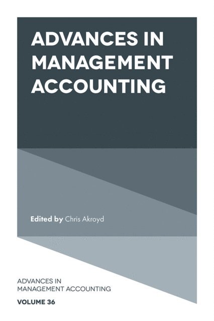 Chris Akroyd - Advances in Management Accounting, E-bok