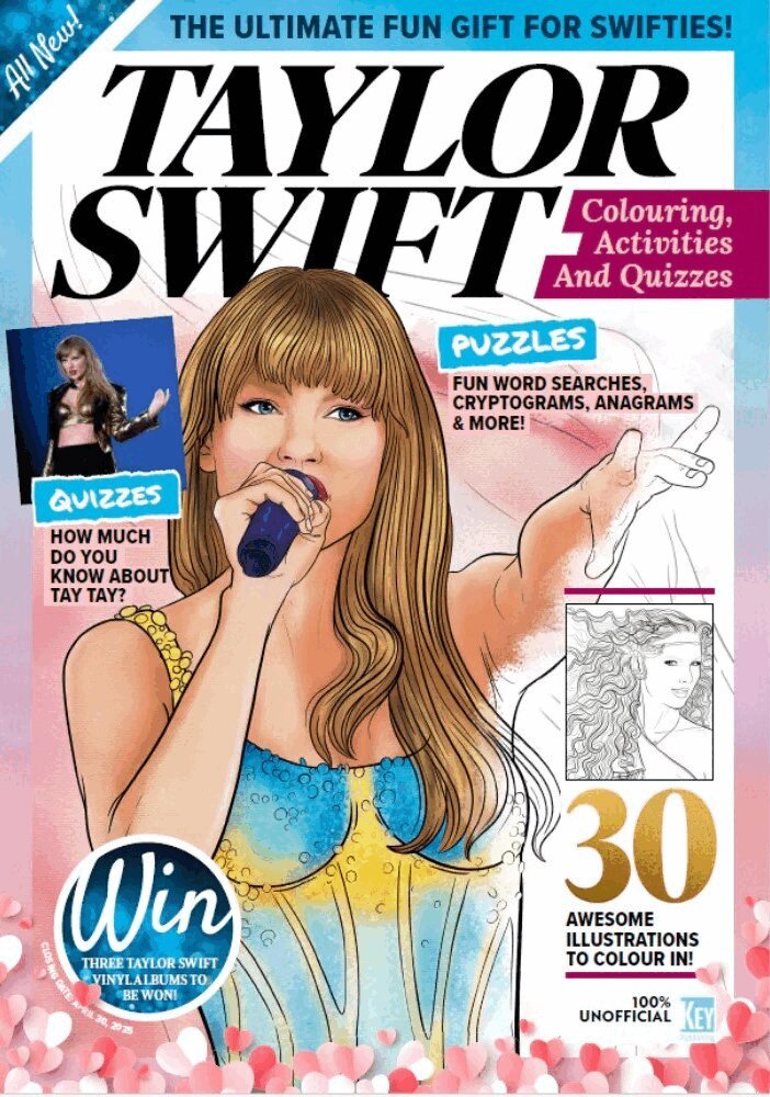 Daniel Lezano - Taylor Swift: Colouring, Activities and Quizzes, Häftad