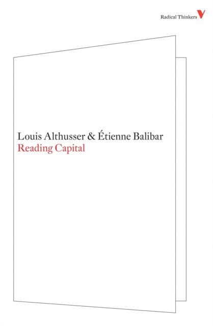 Étienne Balibar, Louis Althusser - Reading Capital, E-bok