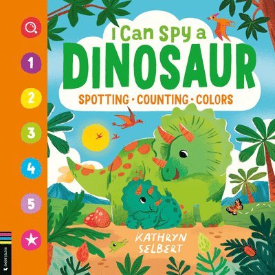 Buster Books - I Can Spy a Dinosaur: Spotting, Counting, Colors, Inbunden