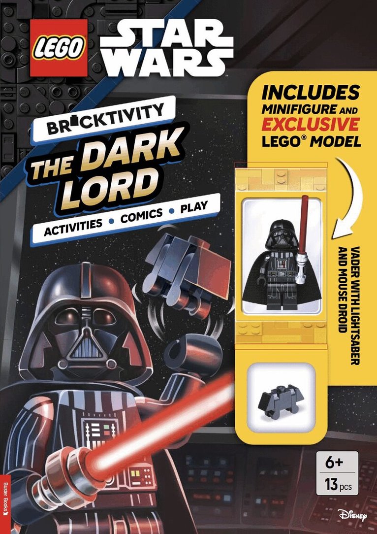 LEGO®, Buster Books - LEGO® Star Wars™: The Dark Lord (with Darth Vader minifigure, lightsaber and exclusive mouse droid mini-build), Häftad. Tillgänglighet: Lägg i varukorg