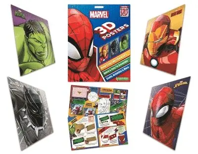 Marvel Entertainment International Ltd - Marvel: 3D Posters, Häftad. Tillgänglighet: Lägg i varukorg