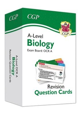 CGP Books, CGP Books - A-Level Biology OCR A Revision Question Cards, Inbunden