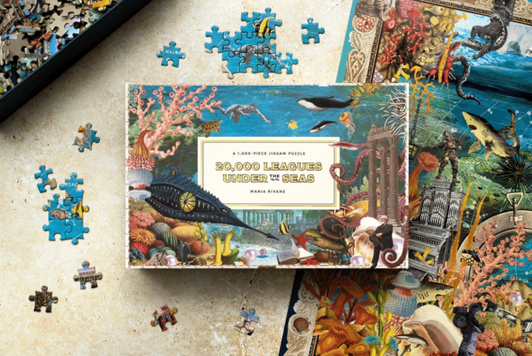 Pussel 1000 bitar - 20,000 Leagues Under the Seas, Övrigt