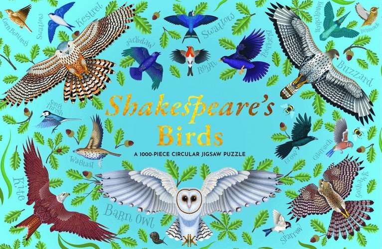 Pussel 1000 bitar - Shakespeare's Birds A Circular Puzzle, Övrigt