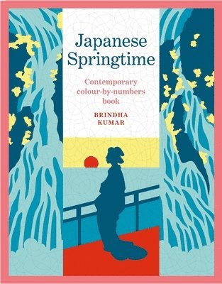 Japanese Springtime: A Contemporary Color-By-Numbers Book, Häftad