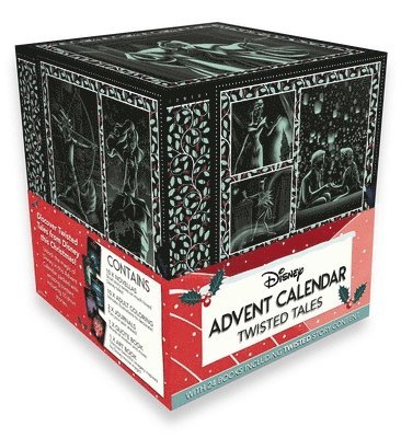 Igloobooks - Disney: Twisted Tales Advent Calendar: With 10 New Short Stories, Coloring Books, Exclusive Content, and More, Häftad