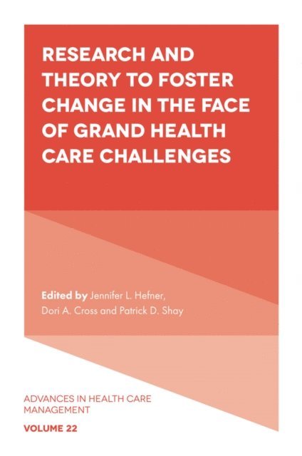 Patrick D. Shay, Dori A. Cross, Jennifer L. Hefner - Research and Theory to Foster Change in the Face of Grand Health Care Challenges, E-bok