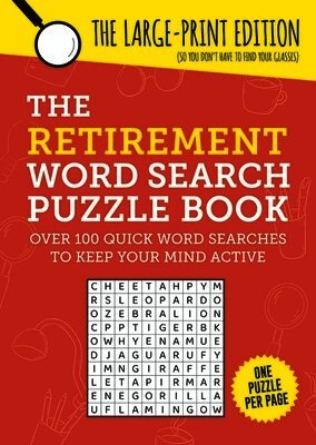 Retirement Word Search Puzzle Book