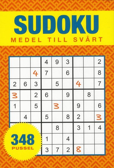 Sudoku : medel till svår - 348 pussel, Häftad