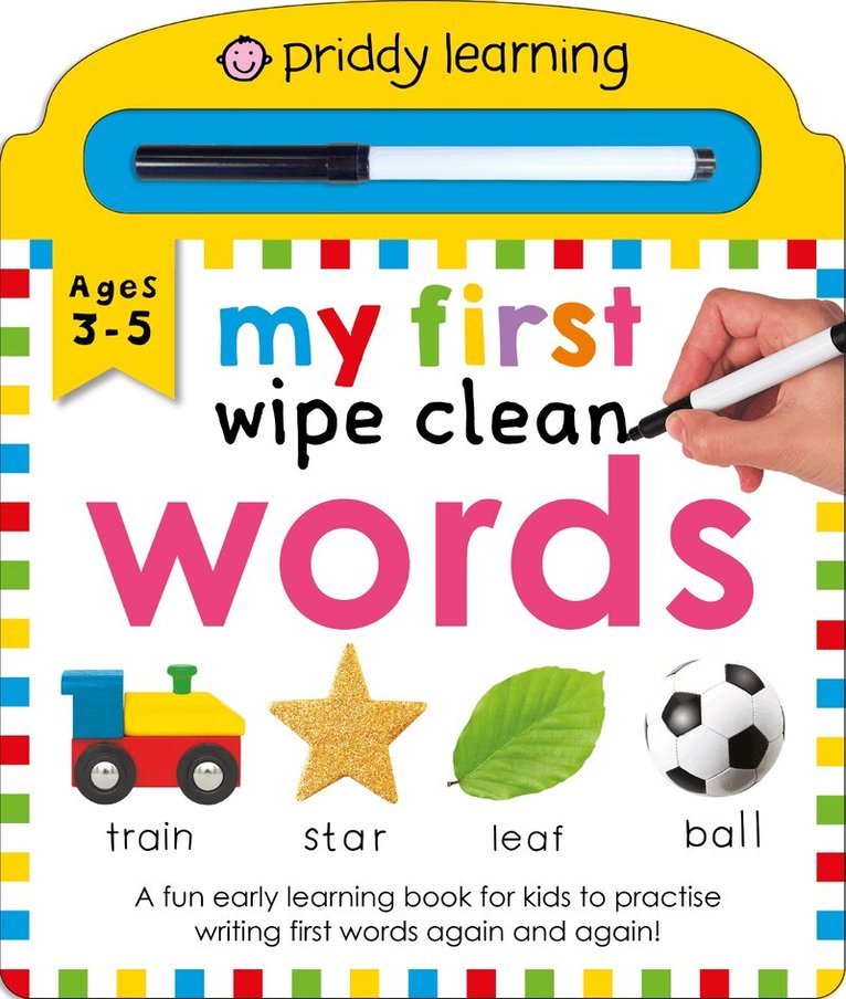 Priddy Books, Roger Priddy - My First Wipe Clean: Words, Kartonnage