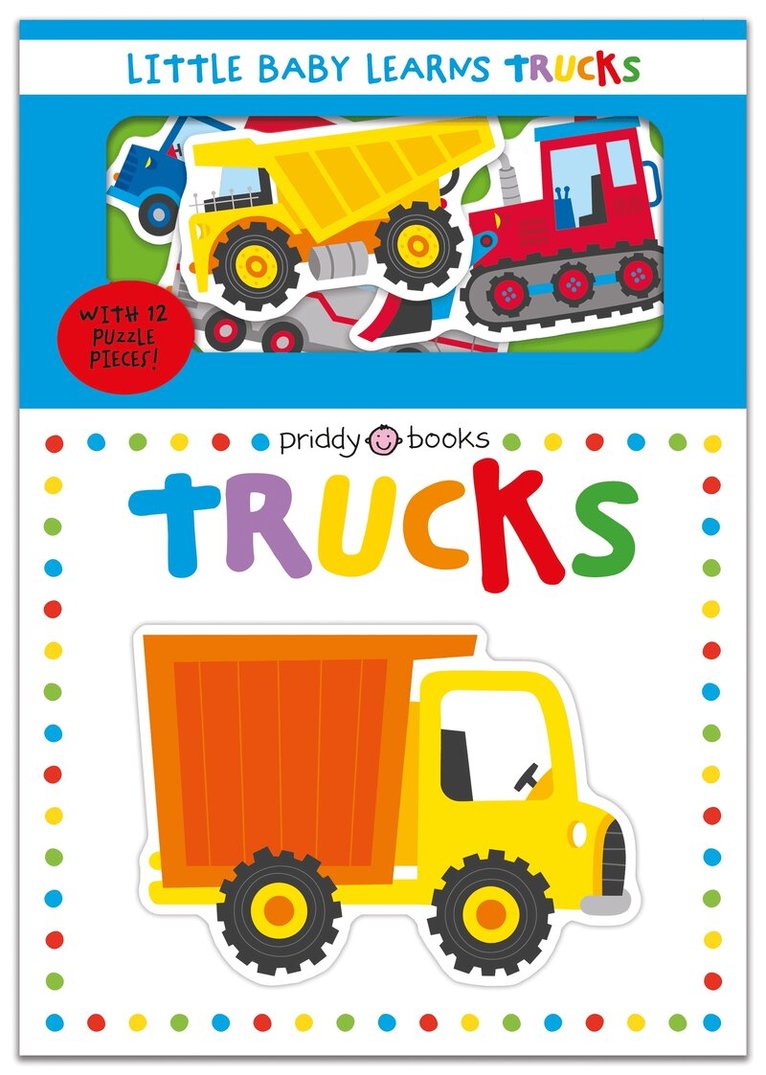 Priddy Books, Roger Priddy - Little Baby Learns: Trucks, Kartonnage