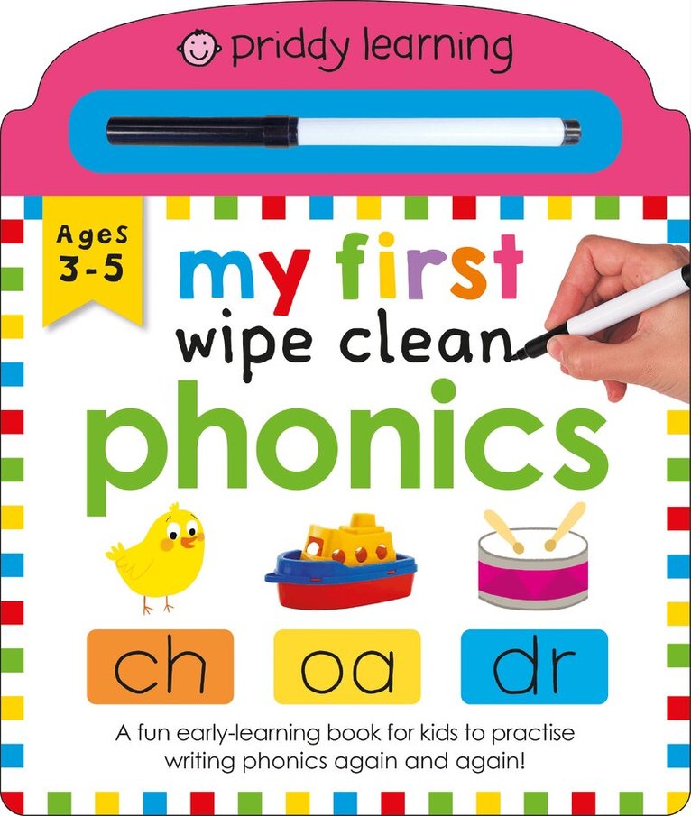Priddy Books, Roger Priddy - My First Wipe Clean: Phonics, Kartonnage