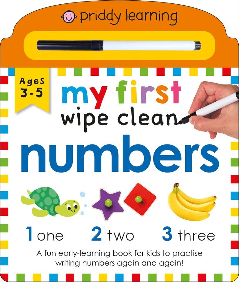 Priddy Books, Roger Priddy - My First Wipe Clean: Numbers, Kartonnage